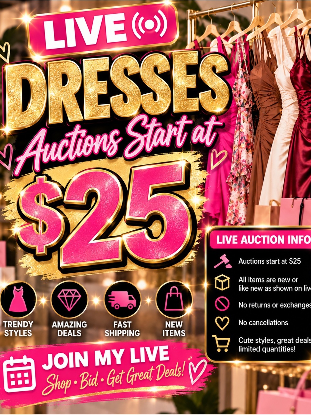 Live Auction dress